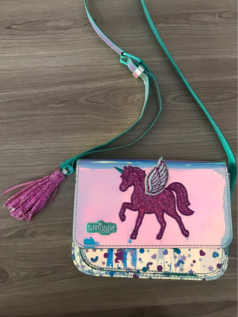 Smiggle Unicorn Girl Sling Bag Tas Anak Unicorn Smiggle