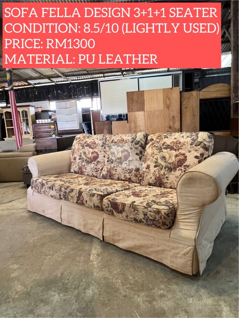 SOFA FELLA DESIGN 3 1 1 SEATER Furniture Home Living Furniture