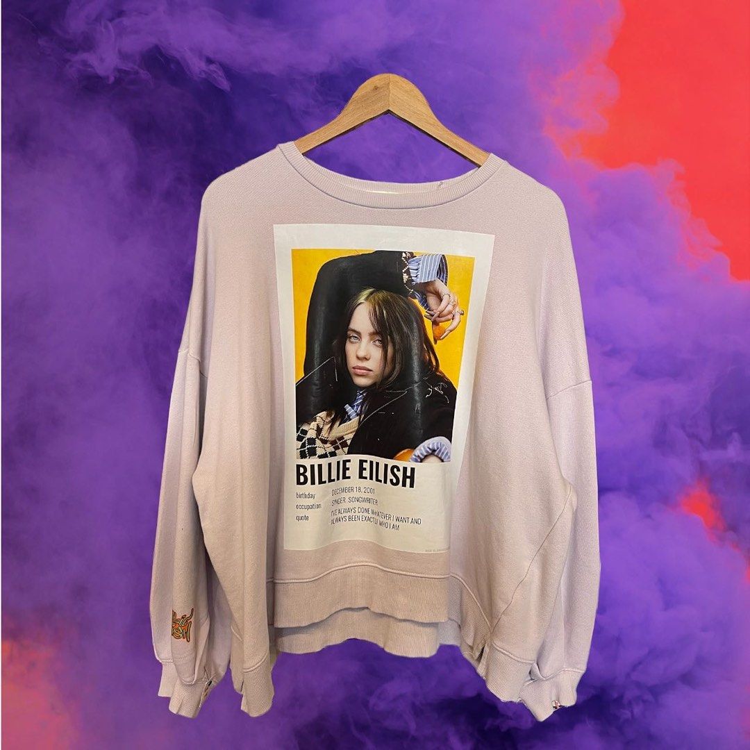 Sweatshirt Billie Eilish Baggy Pinterest