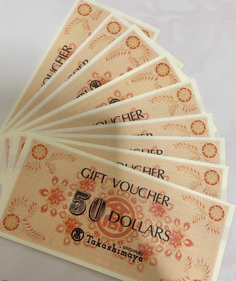 Takashimaya Voucher Tickets Vouchers Vouchers On Carousell