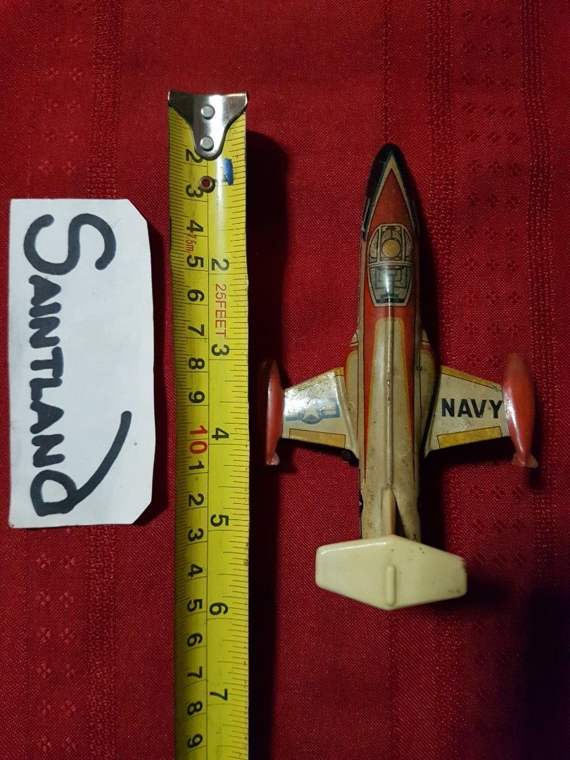 TAKE ALL VINTAGE JAPAN TIN TOYS FIGHTER JET PLANE Antique Toy, Hobbies