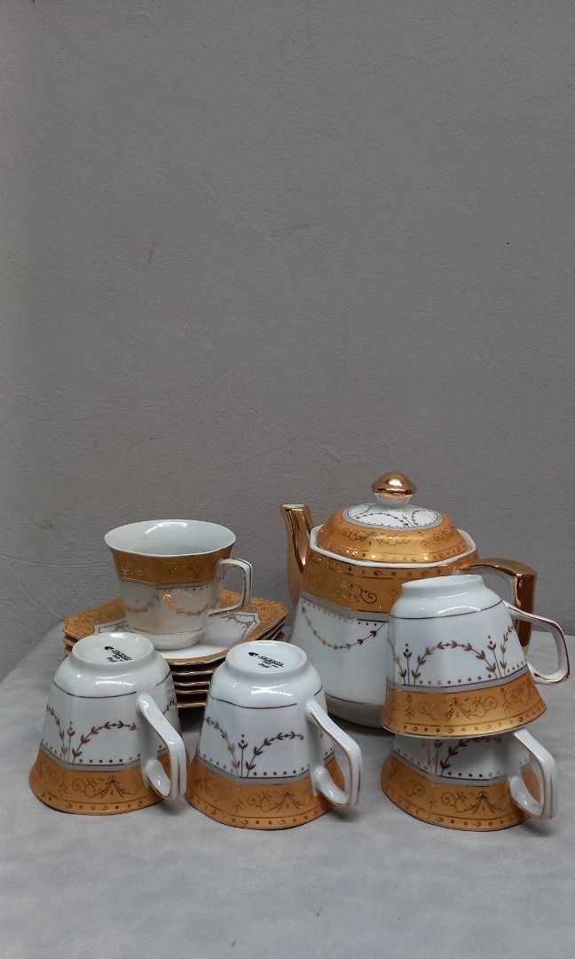 Tea Set Vicenza Dan Teko Kitchen And Appliances Di Carousell 9063