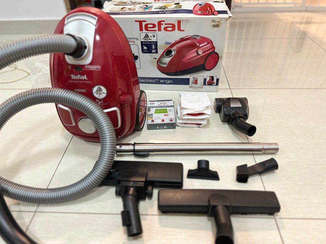 Tefal Vacuum Cleaner Ergo TW5243HO) + FREE Bags, TV & Home
