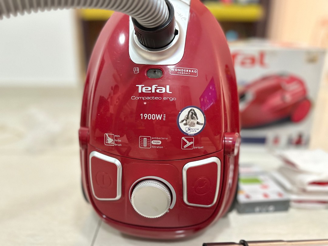 Tefal Vacuum Cleaner Ergo TW5243HO) + FREE Bags, TV & Home