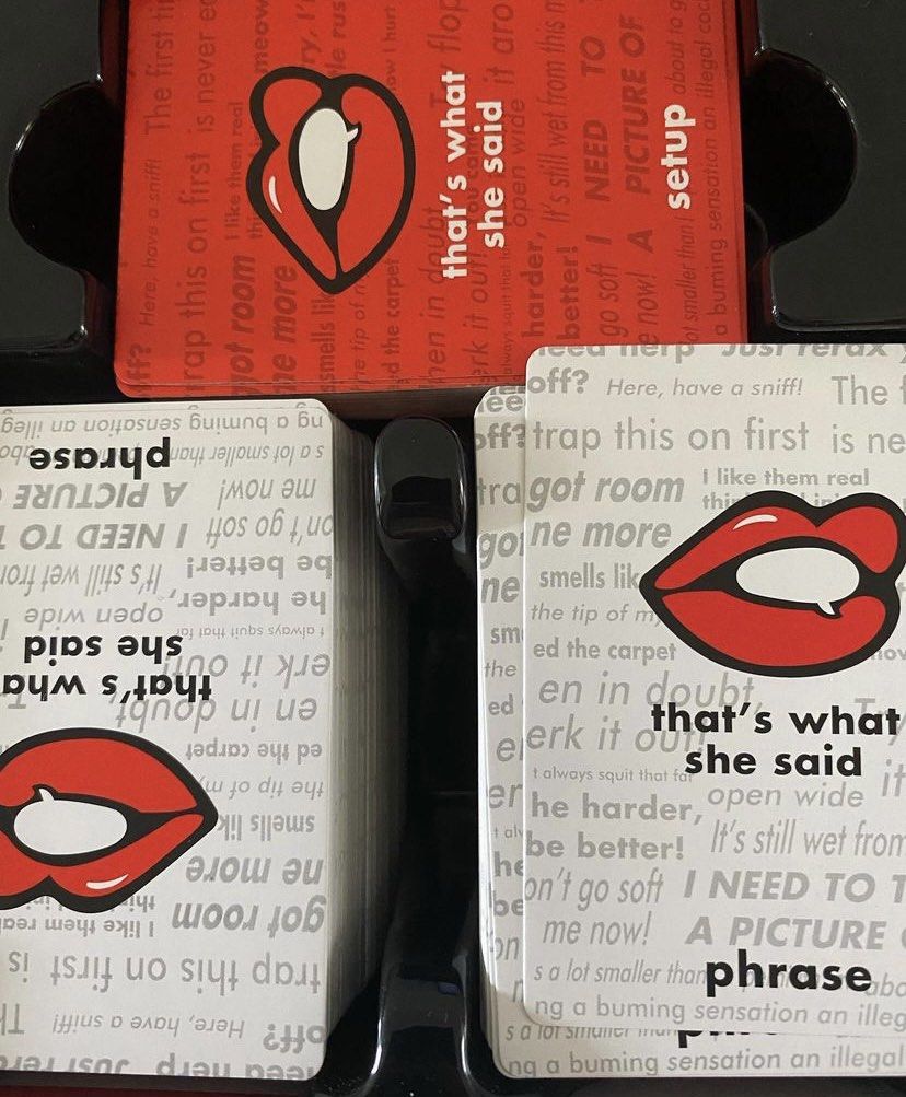 Thats what she said card game hobbies toys toys games on carousell