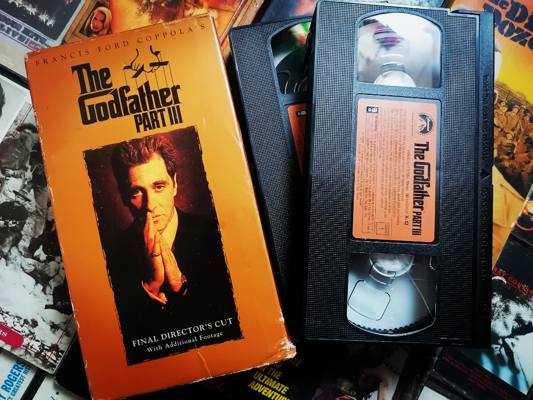 The Godfather Part III VHS Tape Movie Original VHS Tapes Movies