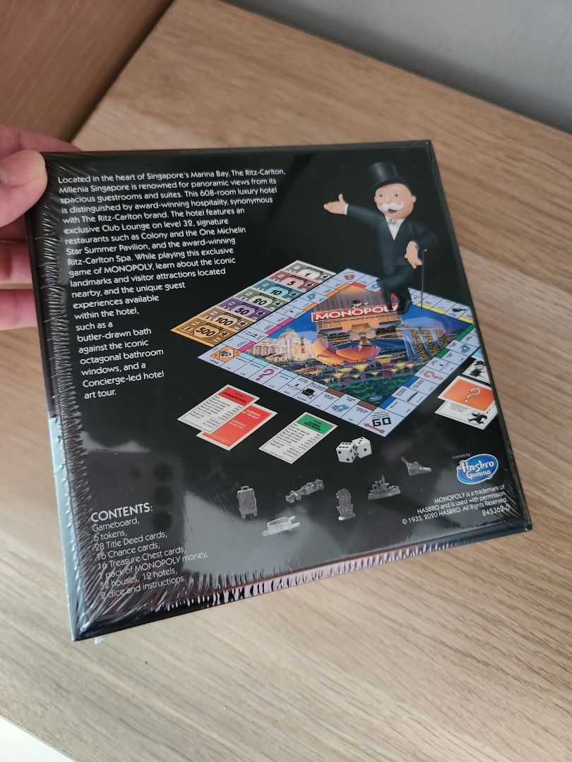 Monopoly The Ritz-Carlton – Édition Limitée – Jeu De Société – Neuf Sous Blister