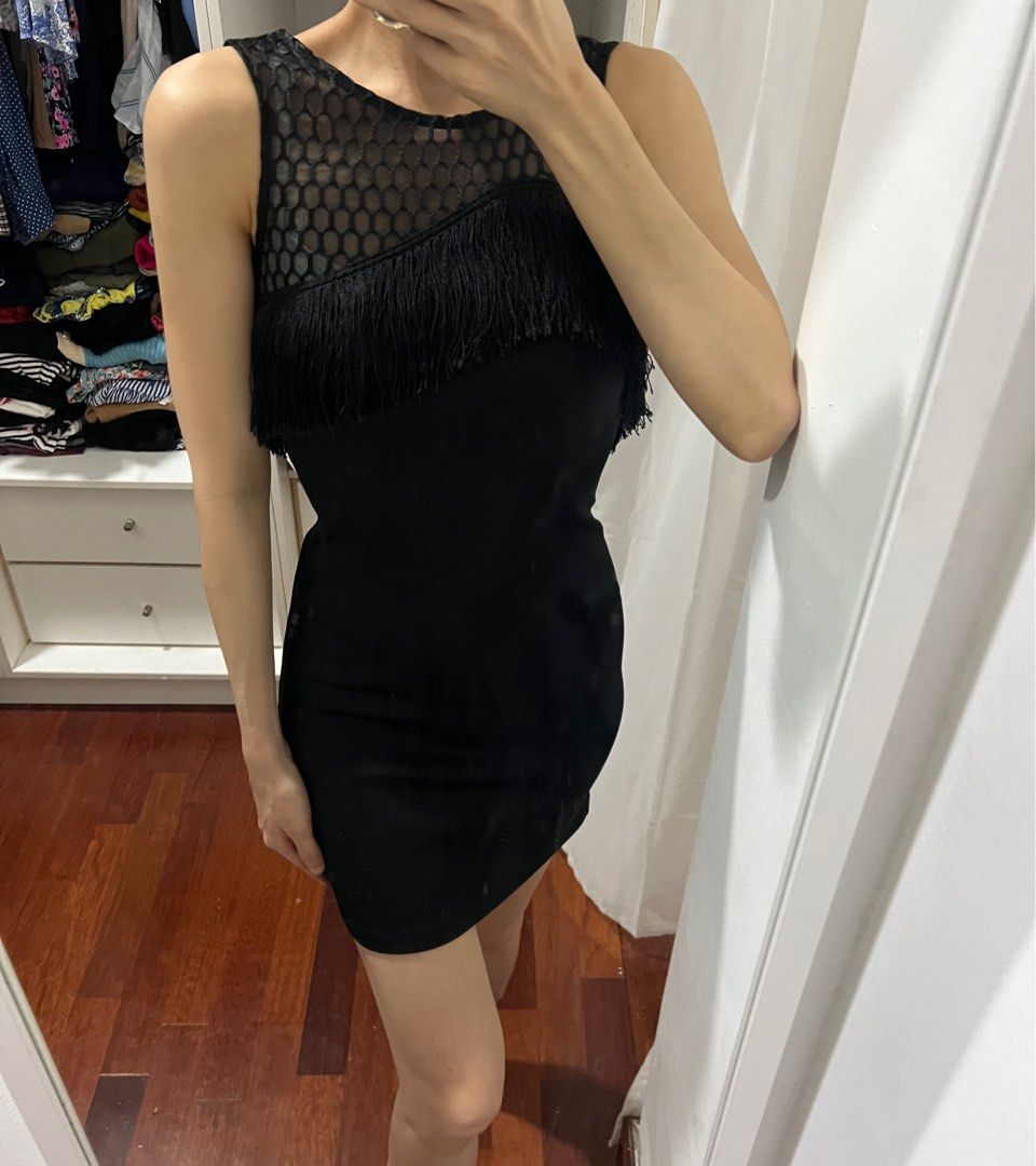 Topshop on sale tassel dress