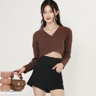 TSS Kaline Highwaist Shorts in Black