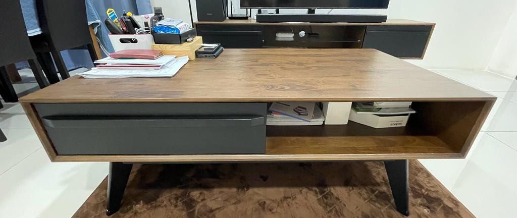 Tv cabinet deals with computer table