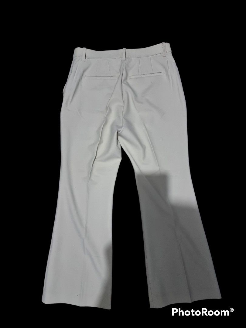 Uniqlo EZY Flare Ankle Pants, Women's Fashion, Bottoms, Other Bottoms ...