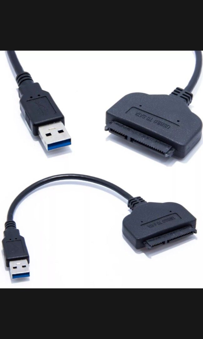 USB Sata Cable Sata 3 To USB 3.0/2.0 Adapter Computer Cables Connectors  Type C Sata Cable Support 2.5 Inches Ssd Hdd Hard Drive