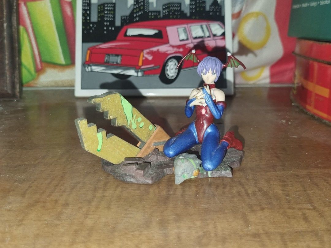 Vampire Savior Darkstalkers Lilith Mini Figure Loose (Category: Figurines & Statues) located in Silang. Submitted by samflores2k4t7 (Listing ID 1209463820, Image 2). Description: For sale Vampire Savior Darkstalkers Lilith Mini Figure 2004 Spike Capcom Yujin Loose 4 inches lenght 2¼ height Actual pics of the figure posted.