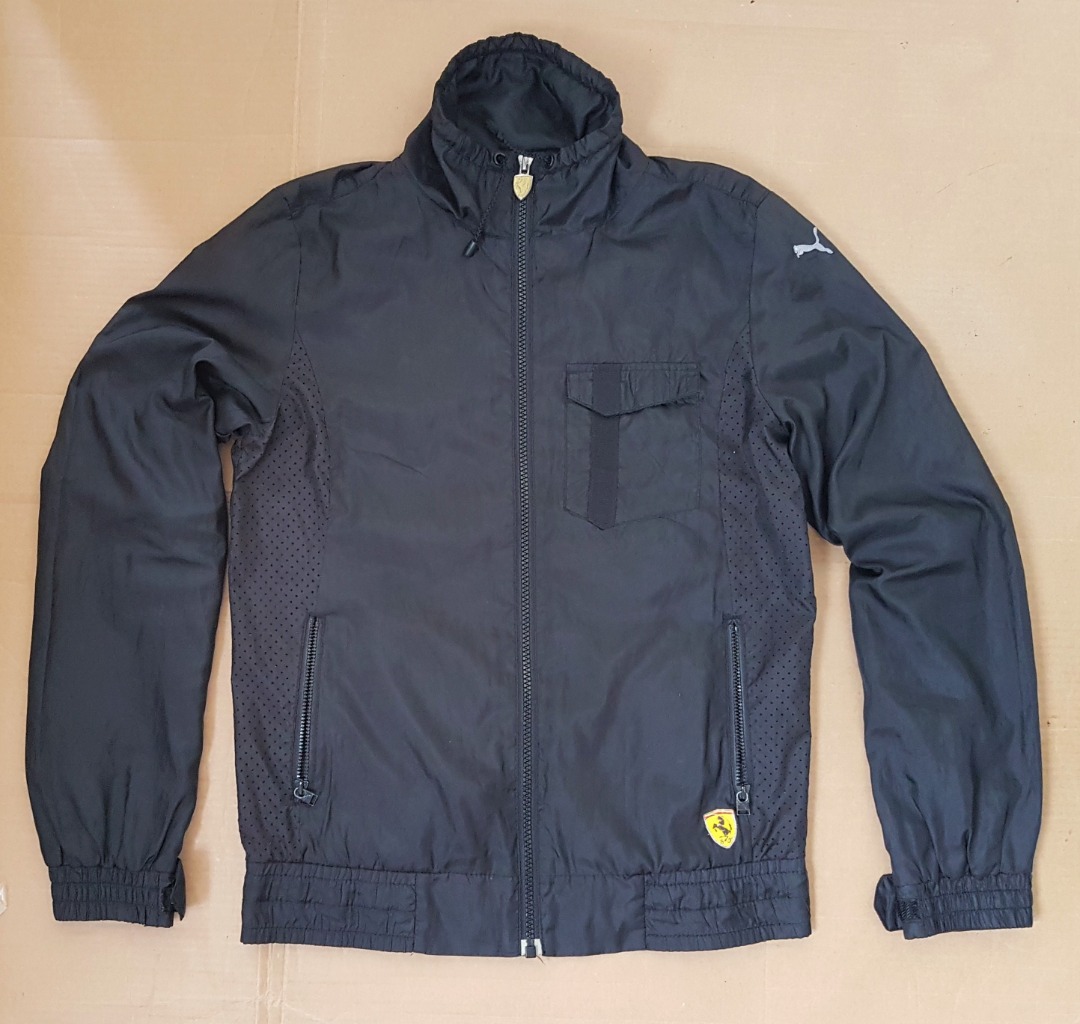 Versatile PUMA Jacket Black Track Jacket Designer Sportswear