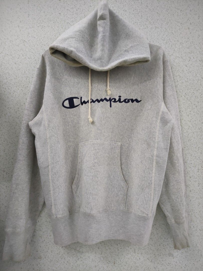 Champion reverse weave hoodie vintage log discount
