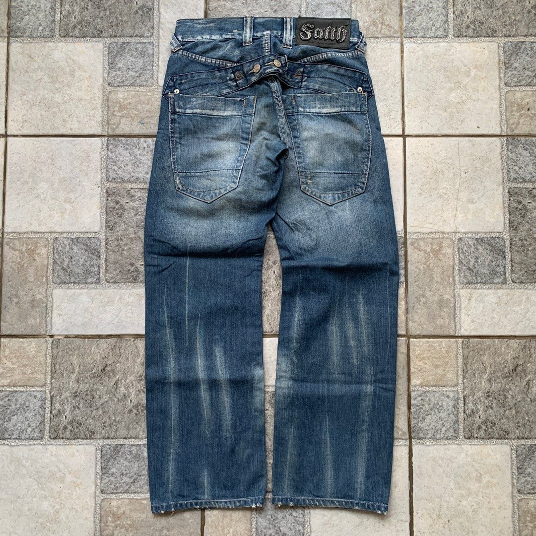 Vintage Dsquared Faith Jeans Grunge Y2K Punk, Men's Fashion, Bottoms, Jeans on Carousell
