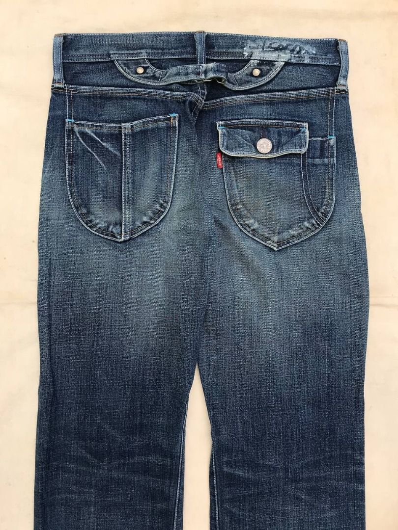 ₱800 OFF!) Vintage Mid 2000s Rare Levi's 805 Asymmetrical Turquoise  Selvedge Japanese Denim Pants, Men's Fashion, Bottoms, Jeans on Carousell