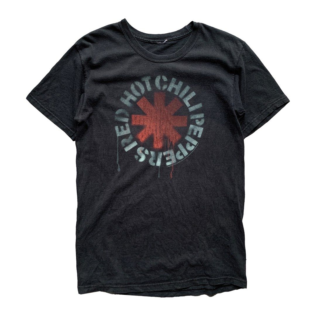 Vintage Red Hot Chilli Peppers Band Tee Shirt, Men's Fashion, Tops