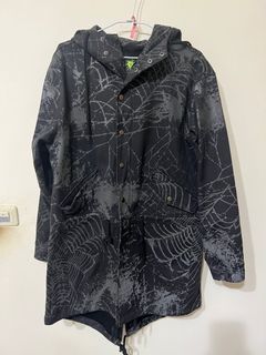 virus 反光蜘蛛網大衣