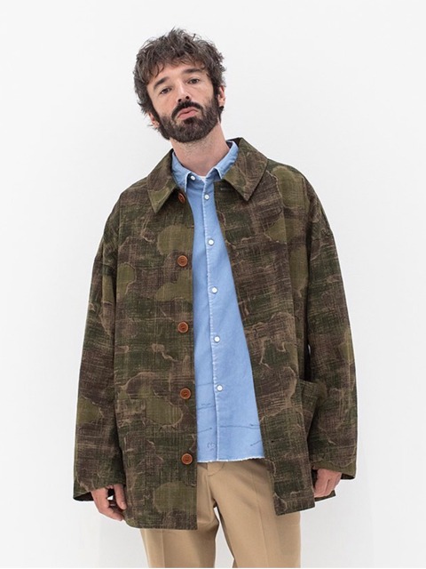 Visvim 21SS Whiteoak Coverall (W/L) (CAMO) JKT Olive Size 3 M ICT