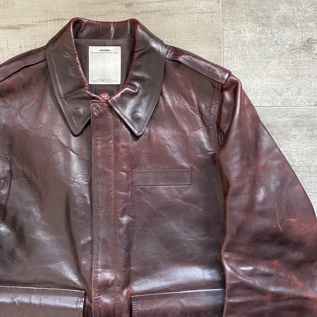 visvim elmendorf jacket Burgundy size S | tspea.org