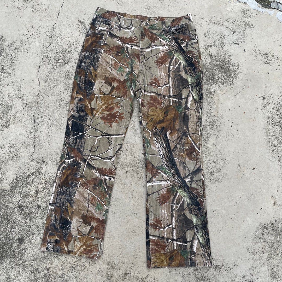Wrangler Realtree Mens Pants 100% Cotton Camo Hunting Multi Pockets 40 X 32  | eBay
