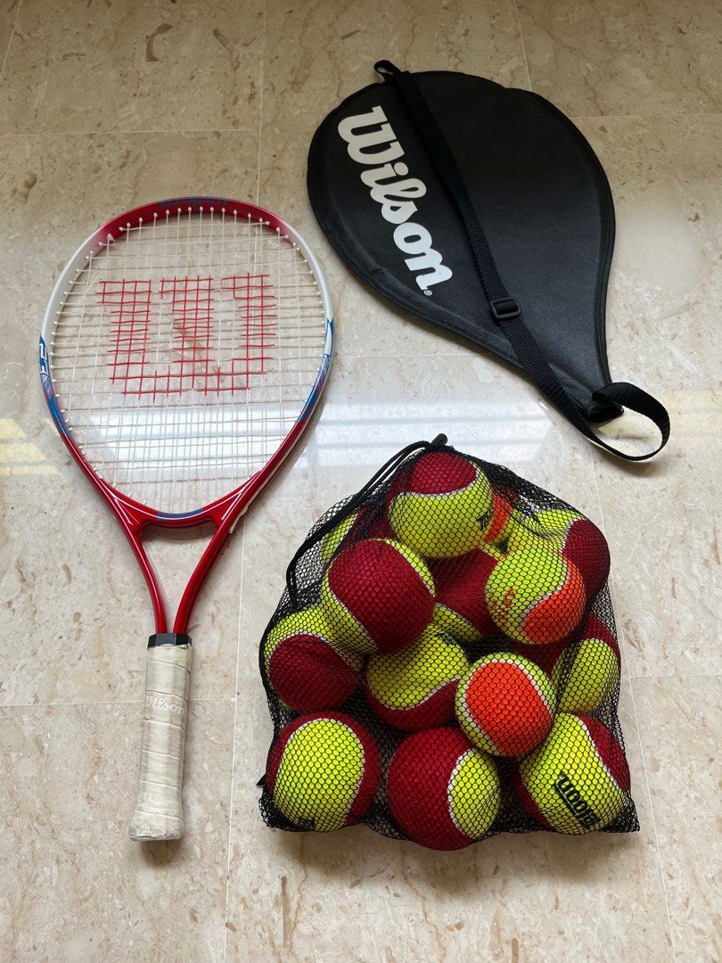 Wilson US Open Junior Tennis Racket - 23 inch, grip 3 5/8, Sports ...