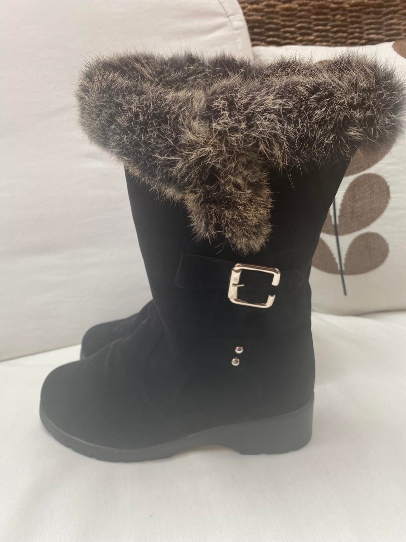 Winter Boots Black fits US 6 to 8 Womens not Sorel, Merrell, UGG, Cat and Jack, North Face, Keen