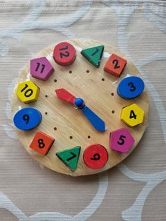 Wooden Children's Clock