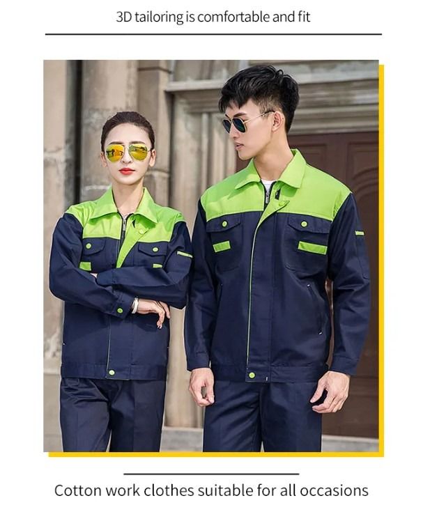 Work Clothing Sets Unisex Uniforms Workwear Suits, Men's Fashion, Coats