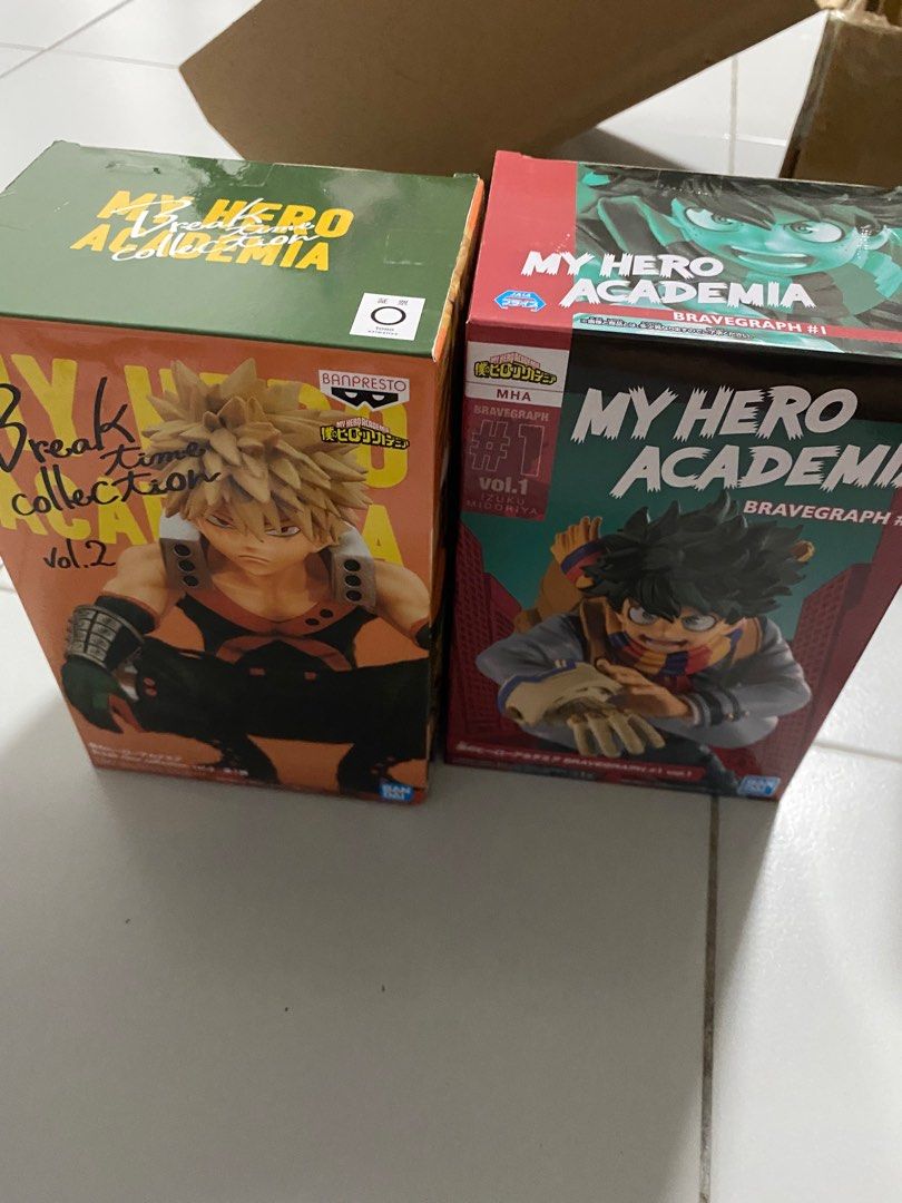 WTS My Hero Academia, Jujitsu Kaisen, Re:Zero, Relax Time hololive claw Ichiban Kuji Bandai Banpresto Japan figure (Category: Toy Figures) located in Singapore. Submitted by motherofbunnies (Listing ID 1209578815, Image 1). Description: All BNIB! First pic: $18 each 2nd pic: $20 3rd and 4th pic: $25 each 5th, 6th, 7th: $20 each Self collect only at AMK OR top up 4.90 for qexpress delivery (recommended). Nego available for buying more than 1 item 
