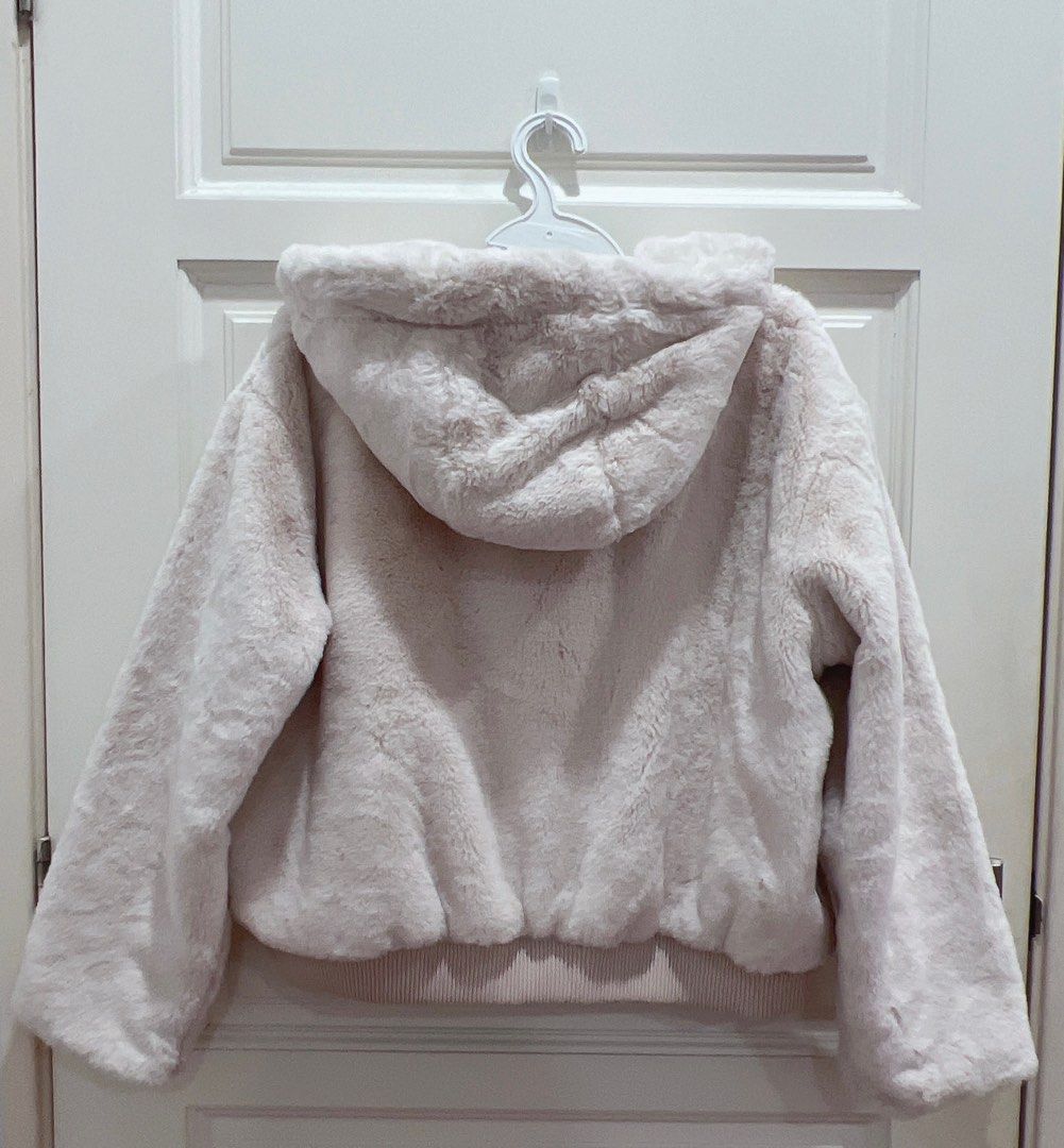 Zara fluffy hoodie online