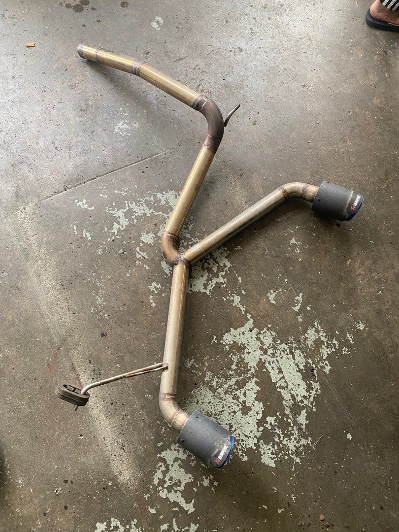 Y pipe / Dual Tip exhaust Myvi g3, Auto Accessories on Carousell