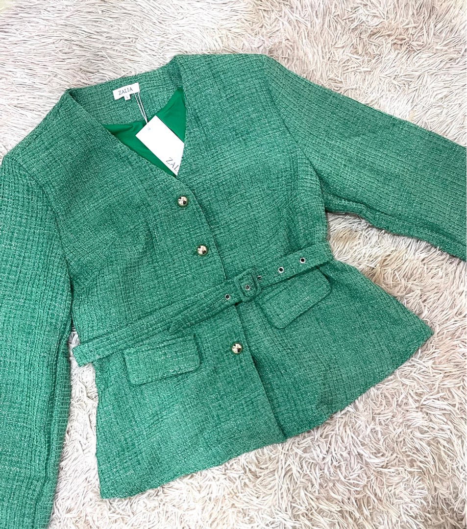 Tweed peplum jacket online