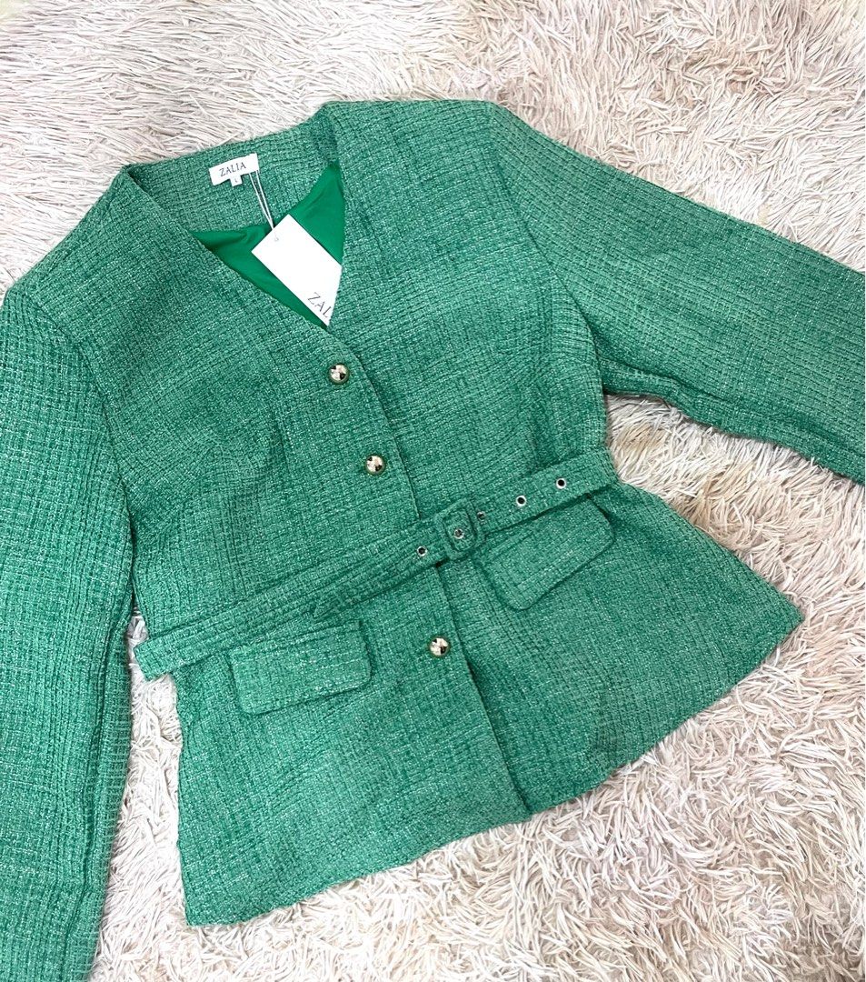 Peplum store tweed jacket
