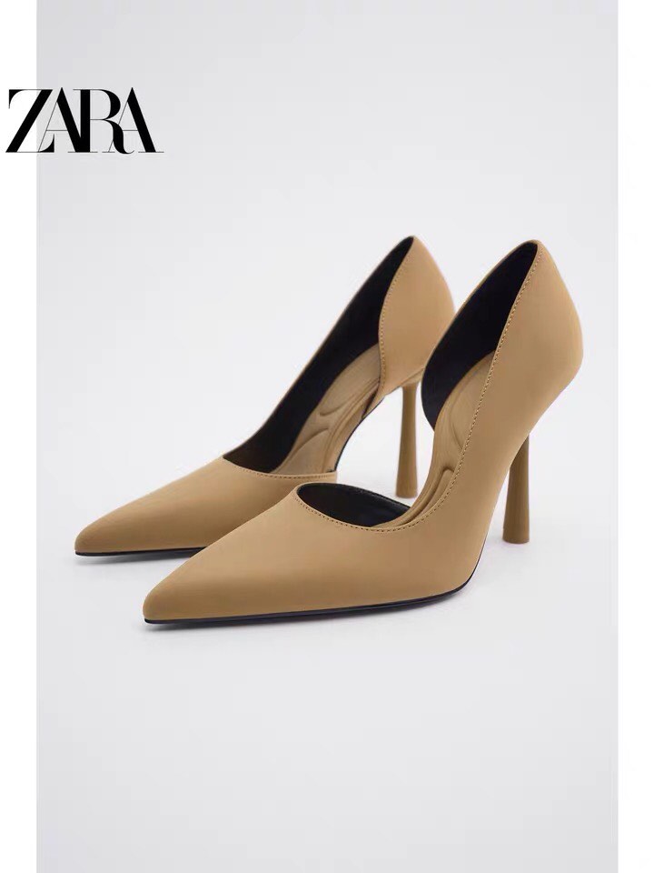 zara asymmetric high heels Fesyen Wanita Sepatu di Carousell