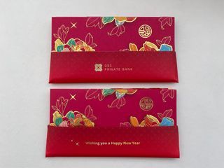 Louis Vuitton 2023 CNY year of Rabbit red packets with rabbit tag 1 box x  8pcs