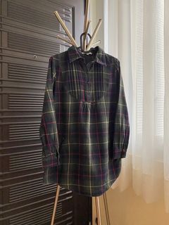古著 偵探格子長袖衫 vintage 