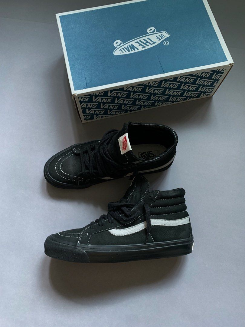 Vans vault og sk8 hi lx black ash sales