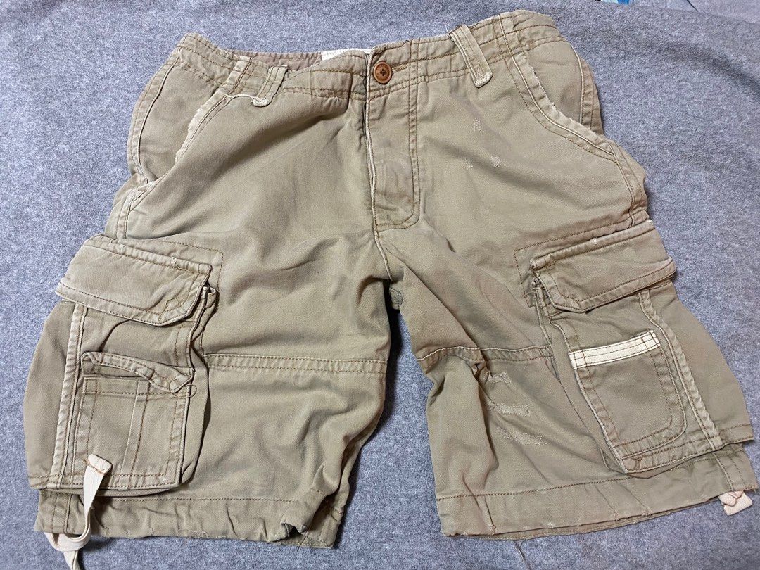 Cargo shorts for men abercrombie cheap