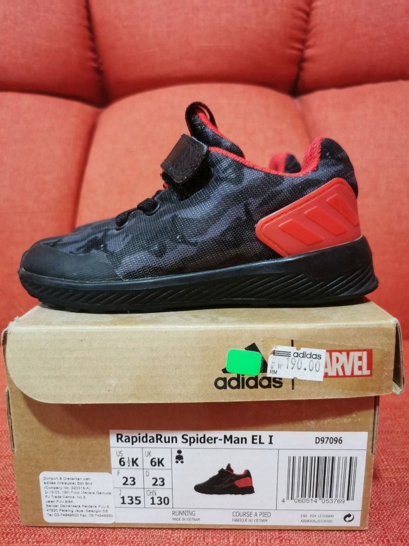 childrens spiderman adidas