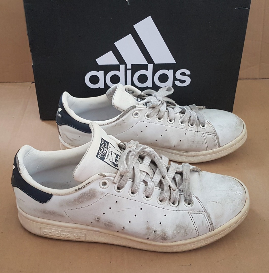 Adidas originals stan smith leather trainers in white m2325 online