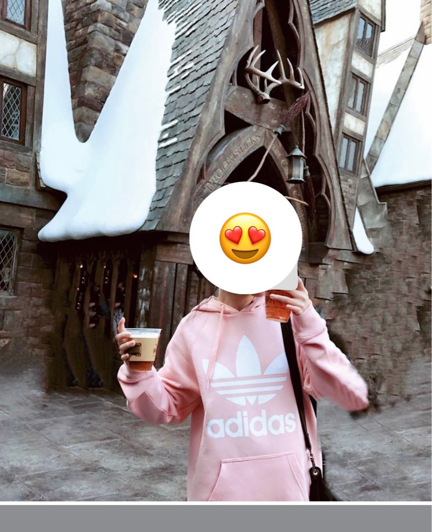 Adidas oversized sweater light pink size S Women s Fashion Coats Jackets and Outerwear on Carousell