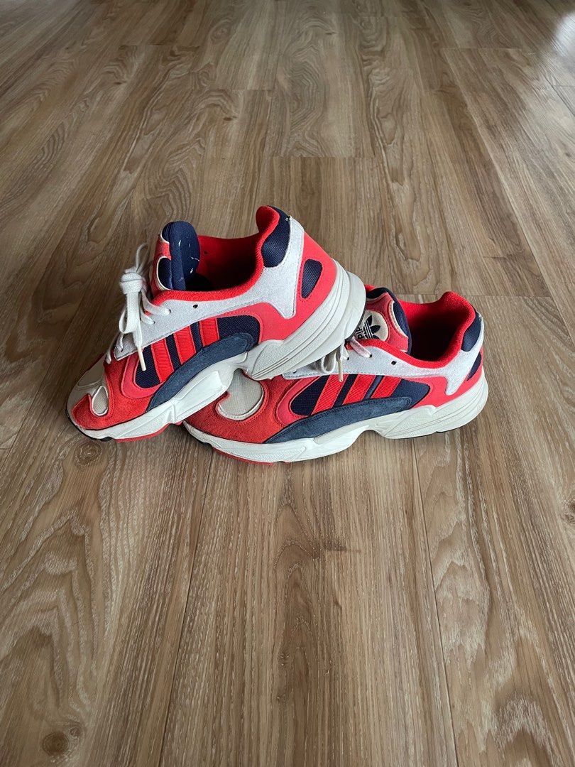 Adidas Yung 1 Collegiate Navy / US9, Men's Sneakers on Carousell