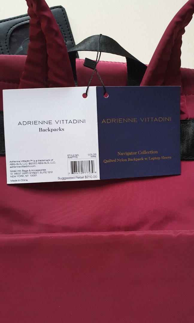 Adrienne Vittadini designer laptop bag Women s Fashion Bags