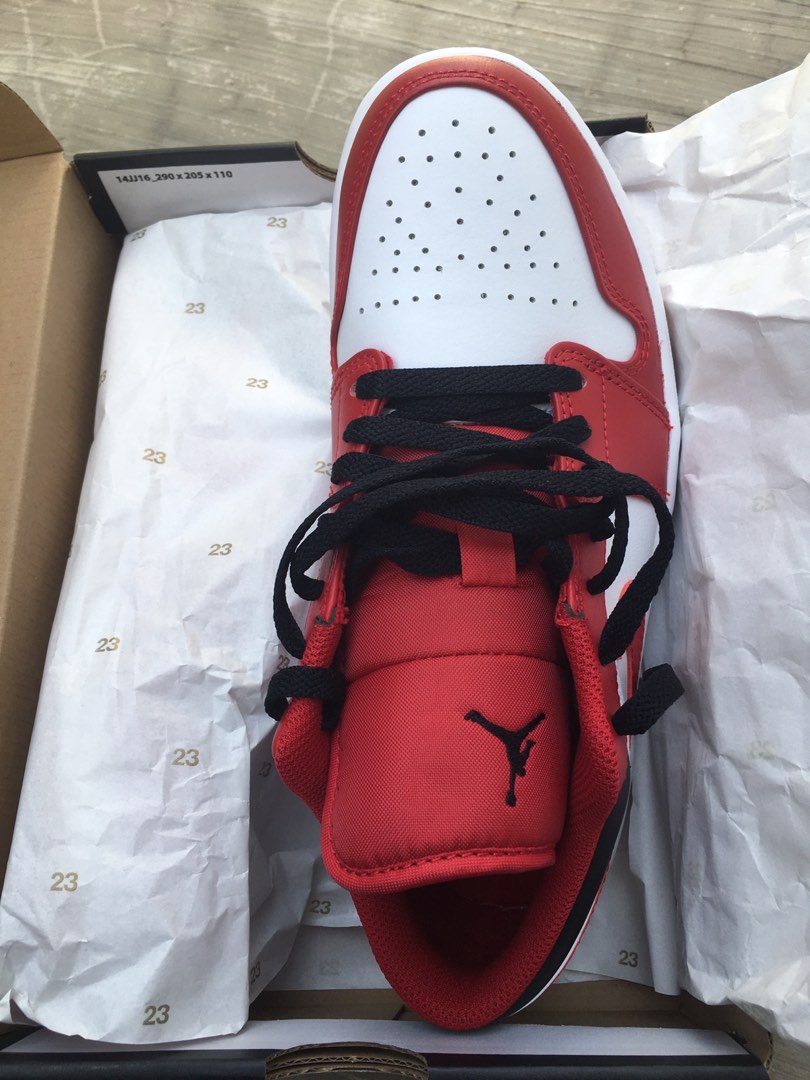 Nike Air Jordan 1 Hitam Merah Putih (Kondisi Baru & Original), Fesyen