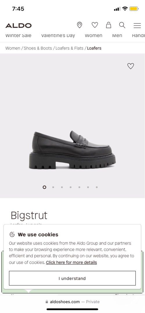 aldo platform loafers