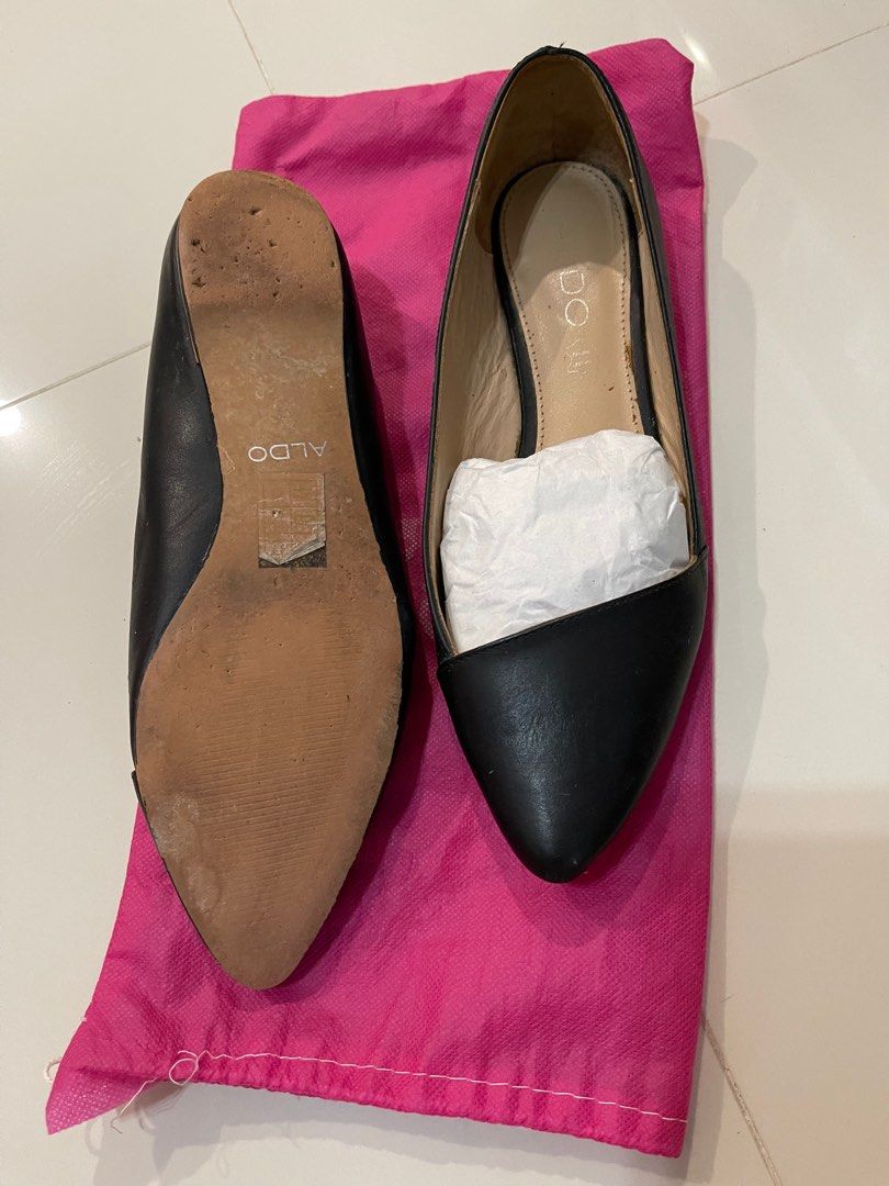 Aldo black flats shop