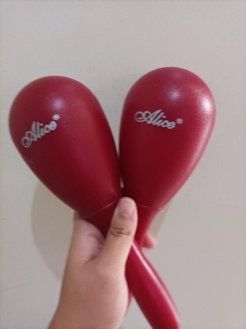 Alice Maracas (Red), Hobbies & Toys, Music & Media, Musical Instruments
