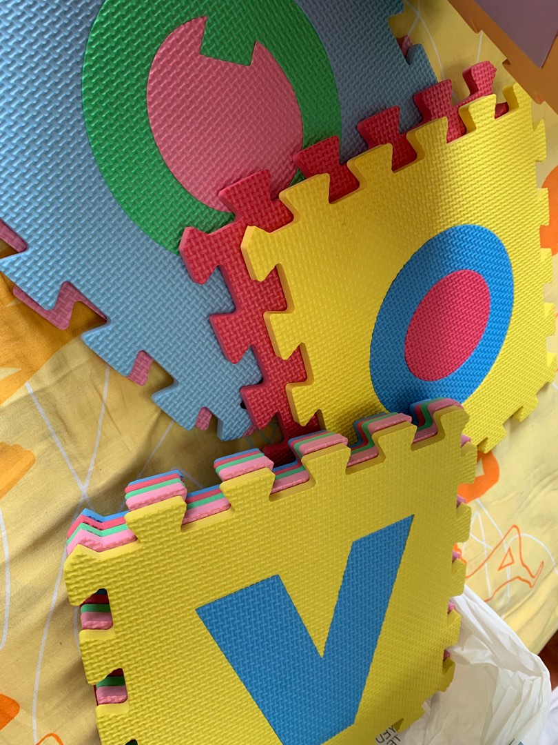 Alphabet mats, Babies & Kids, Infant Playtime on Carousell